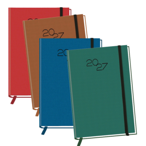 AGENDA ENCUADERNADA PEÑAFIEL PLUS DÍA PÁGINA 145 X 210 MM. COLORES SURTIDOS