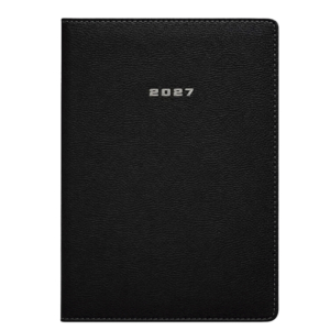 AGENDA ENCUADERNADA ST. TROPEZ DÍA PÁGINA 170 X 240 MM. NEGRO REF. 3779