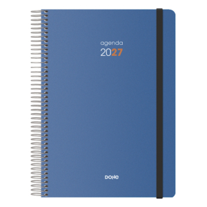 AGENDA ESPIRAL SYNCRO SEMANA VISTA 150 X 210 MM. AZUL REF. 11630