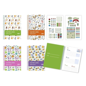 AGENDA ESCOLAR PRIMARIA 4º INGRAF TAPA CARTÓN SEMANA VISTA