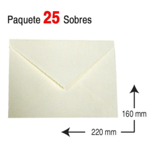 SOBRE 160 X 220 MM. MARFIL REF. 6264