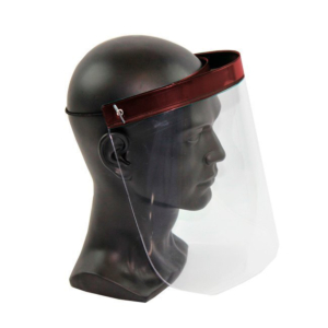 MÁSCARA FACIAL TRANSPARENTE PVC CON SUJECIÓN 