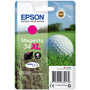 EPSON SINGLEPACK MAGENTA 34XL DURABRITE ULTRA INK