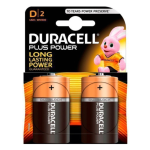 PILA DURACELL ALCALINA PLUS POWER LR20 D 1,5 V