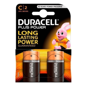 PILA DURACELL ALCALINA C LR14 1,5V. PLUS POWER 
