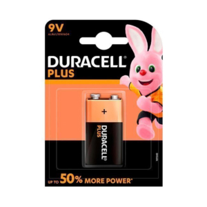 PILA DURACELL ALCALINA PLUS 6LR61 9 V.