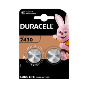 PILAS DURACELL LITIO BOTÓN BLÍSTER 2 UNID. CR-2430