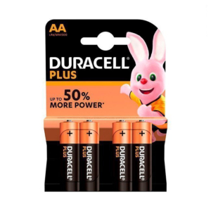 PILA DURACELL ALCALINA PLUS LR6 AA 1,5 V.