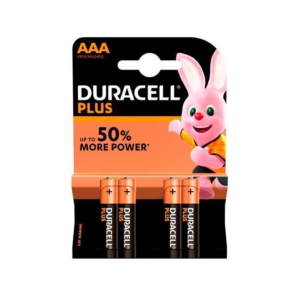 PILA DURACELL ALCALINA PLUS LR03 AAA 1,5 V.