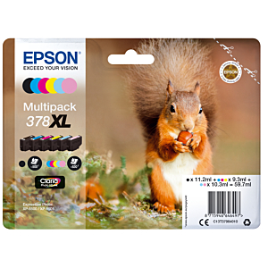 EPSON MULTIPACK 6-COLOURS 378XL CLARIA PHOTO HD INK ARDILLA