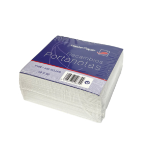 RECAMBIO PARA PORTANOTAS MASTERPAPER (400 HOJAS 9X9 CM) REF. T150