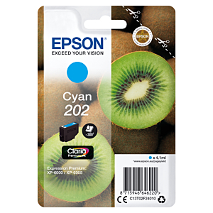 EPSON SINGLEPACK CYAN 202 CLARIA PREMIUM INK