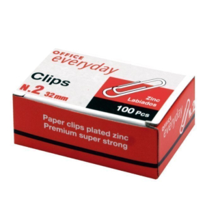 CLIPS LABIADOS ZINC OFFICE EVERYDAY 32 MM REF. 2
