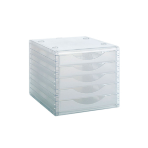 MÓDULO DE 5 CAJONES COLOR TRANSPARENTE REF. 4005-CS-TL