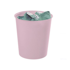 PAPELERA POLIPROPILENO ECOGREEN ROSA PASTEL ARCHIVO 2000 REF. 2001