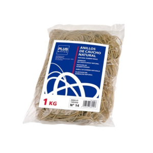GOMAS ELÁSTICAS PLUS Nº16 BOLSA DE 1 KG. 160 MM.