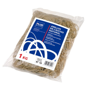 GOMAS ELÁSTICAS Nº 18 BOLSA DE 1 KG 180 MM