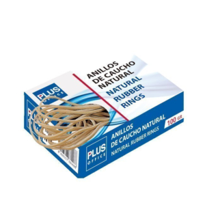 GOMAS ELÁSTICAS PLUS CAJA DE 100 G. 200 MM.