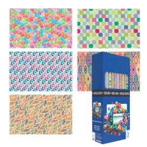 ROLLO DE PAPEL DE REGALO FANTASÍA TODO EL AÑO 0,70 X 2 M. 