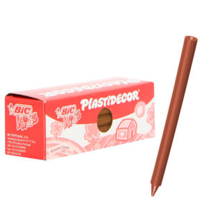 LÁPICES DE CERA DURA BIC PLASTIDECOR 25 UNID. MARRÓN REF. 816969
