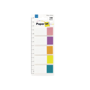 BANDERITAS PAPER IN PLUS OFFICE 20 X 45 MM. 5 COLORES REF. 003150
