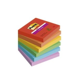 BLOC DE NOTAS REPOSICIONABLES POST-IT COLECCIÓN PLAYFUL 76 X 76 MM. REF. 654-PLAY