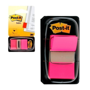 MARCAPÁGINAS POST-IT INDEX 25,4X43MM ROSA VIVO (50 INDEX)
