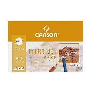 LÁMINA DE DIBUJO CANSON A3 GAMA BASIK (MINIPACK 10H) REF. 0403159