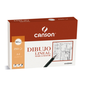 LÁMINA DE DIBUJO CANSON A4 (160 GRS) REF. 1404