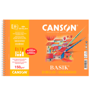 LÁMINA DE DIBUJO CANSON A4 GAMA BASIK (MINIPACK 10H) REF. 040-6331