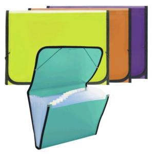 CARPETA CLASIFICADORA POLIPROPILENO PLUS OFFICE A4 4 COLORES SURTIDOS REF. NEW