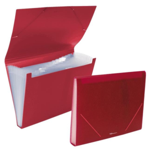 CARPETA CLASIFICADORA POLIPROPILENO PLUS OFFICE A4 ROJO