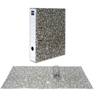 ARCHIVADOR AZ PLUS OFFICE FOLIO GRIS JASPEADO REF. 4081