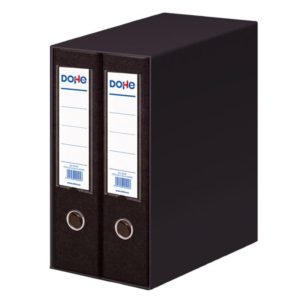 MÓDULO 2 ARCHIVADORES FORRADO PVC DOHE FOLIO NEGRO REF. 90132