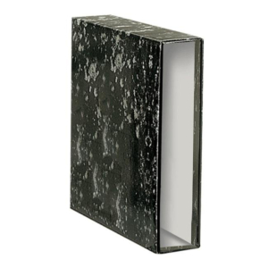 CAJA PARA ARCHIVADOR AZ PLUS OFFICE FOLIO NEGRO JASPEADO REF. 208