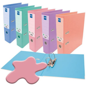 ARCHIVADOR FORRADO POLIPROPILENO PLUS OFFICE FOLIO ROSA PASTEL REF. E-3-R