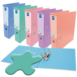 ARCHIVADOR FORRADO POLIPROPILENO PLUS OFFICE FOLIO VERDE PASTEL REF. E-3-R 