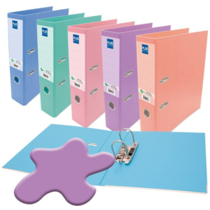 ARCHIVADOR FORRADO POLIPROPILENO PLUS OFFICE FOLIO VIOLETA PASTEL REF. E-3-R