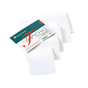 FICHAS RAYADAS MASTERPAPER 100X150 (100H.) Nº 3