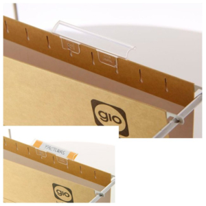 VISOR PARA CARPETA COLGANTE GIO