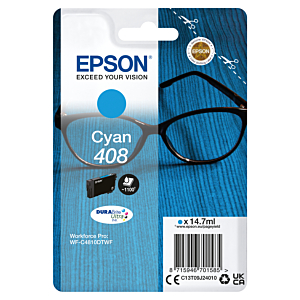 EPSON TINTA CYAN SINGLEPACK 408 DURABRITE ULTRA INK