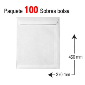 SOBRE BOLSA RADIOGRAFÍA 370 X 450 MM. REF. SIL-A 37045U