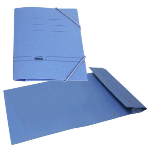 CARPETA CARTÓN KARMAN FOLIO CON GOMAS Y BOLSA AZUL REF. 4623-30