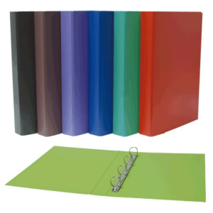 CARPETA CARTÓN FORRADO PP PLUS OFFICE FOLIO 4 ANILLAS 40 MM. 6 COLORES SURTIDOS REF. 180793