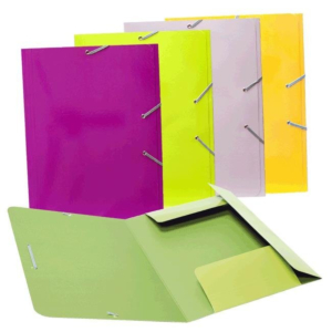 CARPETA CARTÓN CAMPUS UNIVERSITY A4+ CON GOMAS Y SOLAPAS 4 COLORES SURTIDOS