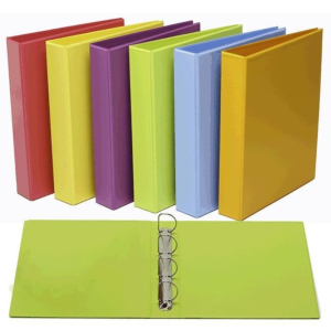 CARPETA PVC IBERPLAS FUN COLOR FOLIO 4 ANILLAS 40 MM. 6 COLORES SURTIDOS REF. 8327-FCM-4