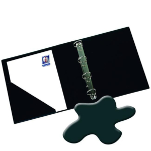 CARPETA PVC IBERPLAS FOLIO NATURAL 4 ANILLAS 25 MM. VERDE REF. 323-M4