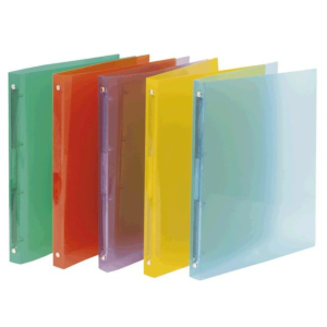 CARPETA POLIPROPILENO PLUS OFFICE A4 4 ANILLAS 16 MM. 5 COLORES SURTIDOS REF. 639-P-29
