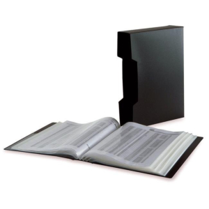 CARPETA 100 FUNDAS A4 NEGRO OPACO REF. 520115