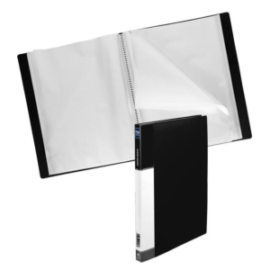 CARPETA 20 FUNDAS PLUS OFFICE A4 NEGRO OPACO REF. MT-20